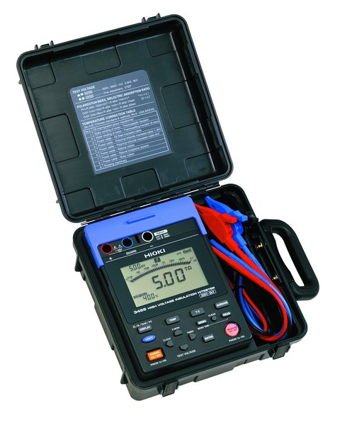 IR3455-01 (Rental) - HIOKI Digital Insulation Tester - 5KV (Kit)