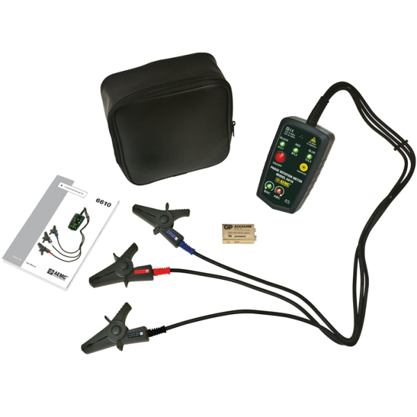 AEMC 2121.11 - Phase & Motor Rotation Meter Model 6609