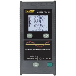 AEMC 2137.62 - Power & Energy Logger Model PEL 103 (w/LCD, No Sensors) {ETL}