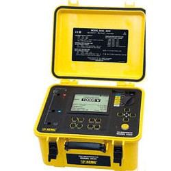 6555 - AEMC Megohmmeter :Graphical, Analog Bargraph 15kv 