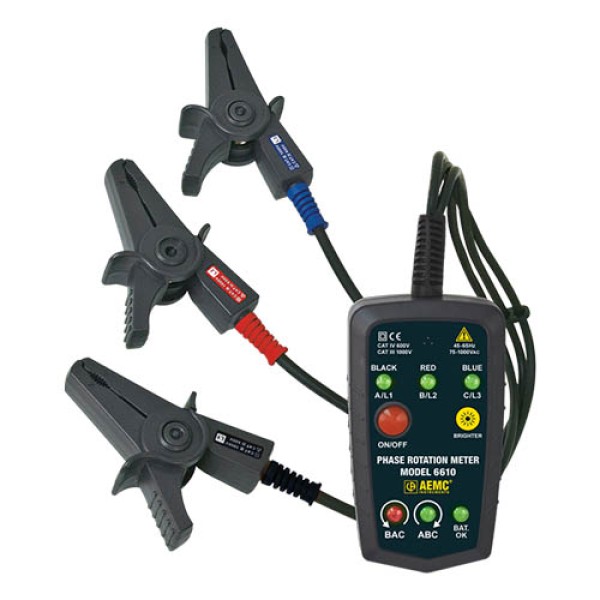 6610 - AEMC Phase Rotation Meter 