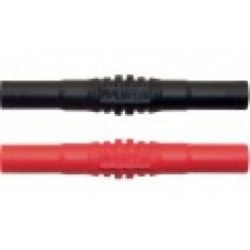 AEMC 2115.98 - Adapter - Set of 2, Color-coded (red/black) FEM-FEM to Male Leads