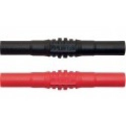 AEMC 2115.98 - Adapter - Set of 2, Color-coded (red/black) FEM-FEM to Male Leads