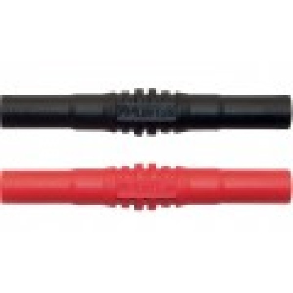 AEMC 2115.98 - Adapter - Set of 2, Color-coded (red/black) FEM-FEM to Male Leads