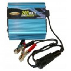 AEMC 2135.43 - Inverter – 12VDC to 120VAC 200 Watt for Vehicle Use (use with Ground Testers, Megohmmeters & Micro-ohmmeters)