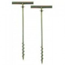 AEMC 2135.44 - Ground Rod – Set of 2, 17" Stainless Steel T-shaped Auxiliary Ground Electrodes 