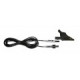 AEMC 2140.73 - Lead – One 10 ft (3M) Black Lead (Waterproof cap) {Rated 1000V CAT IV} & one Black Alligator Clip {Rated 1000V CAT IV, 15A, UL} for use with Models 8435, 8436, & PEL 105