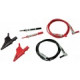 AEMC 2152.10 - Lead – Utility Test Lead Kit #1 {includes: Set of 2, 5 ft color-coded (Red/Black) Silicone Insulated Safety Leads (ST/RA, screw-on banana plug), screw-on Alligator Clips and Pencil Probes} Rated 1000V CAT IV