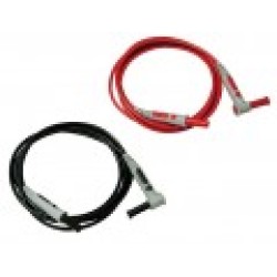 AEMC 2152.15 - Lead – Set of 2, 5 ft Screw-on color-coded(Rd/Bk) Silicone Insulated Safety Leads ST/RA banana plug) {Rated 1000V CAT IV}