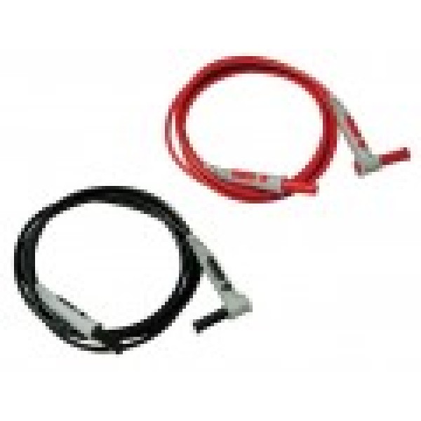 AEMC 2152.15 - Lead – Set of 2, 5 ft Screw-on color-coded(Rd/Bk) Silicone Insulated Safety Leads ST/RA banana plug) {Rated 1000V CAT IV}