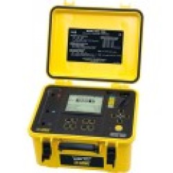 AEMC 2130.31 - Megohmmeter Model 6550 (Graphical, Analog Bargraph, Backlight, Alarm, Timer, 500V, 1000V, 2500V, 5000V, 10kV, Ramp, StepV, Variable,  Auto DAR/PI/DD, USB, w/DataView® Software)