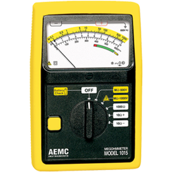 AEMC 1403.01 - Megohmmeter Model 1015 (Analog, 500V, 1000V, Resistance, Continuity)