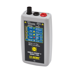 AEMC 2126.35 - Simple Logger® II Model L562 (2-Channel, TRMS, Voltage & Current, DataView® Software)