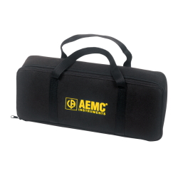 AEMC 2117.76 - Bag – Small Flat Black Canvas Bag for Ground/Accessories (17x6.5x2.75") Replacement bag for Cat #2135.38
