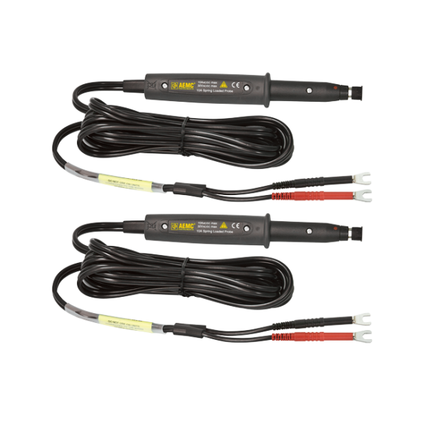 AEMC 2118.77 - Kelvin Probes 10 ft (10A, Spring Loaded) 