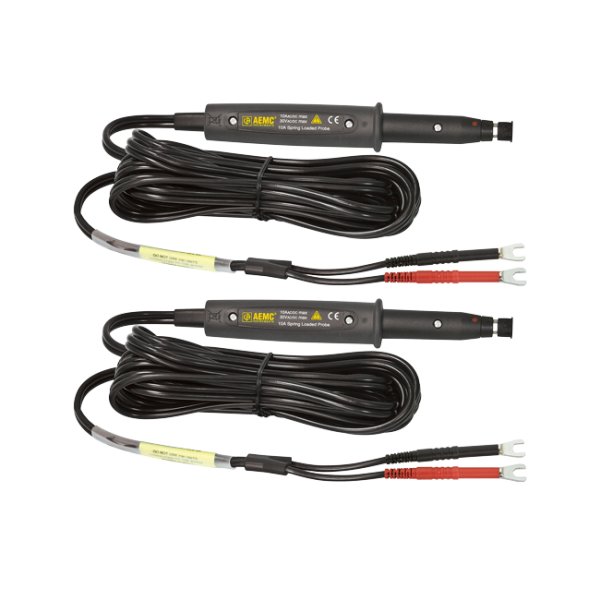 AEMC 2118.78 - Kelvin Probes 20 ft (10A, Spring Loaded) 
