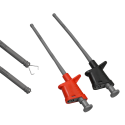 AEMC 2124.86 - Probe – Set of 2, Color-coded Grip Probes (Red/Black) 1000V CAT II <6A