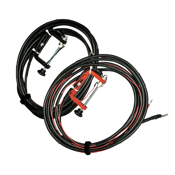 AEMC 2129.89 - Lead – Replacement, Set of 2, 20 ft Color-coded Kelvin Leads with 3" C-Clamp for Models 6290 & 6292 {SPECIAL ORDER ONLY}
