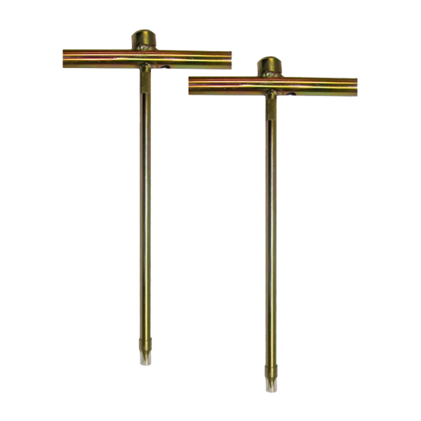 AEMC 2135.39 - Ground Rod – Set of 2, 14.5" T-shaped Auxiliary Ground Electrodes 