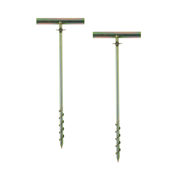 AEMC 2135.44 - Ground Rod – Set of 2, 17" Stainless Steel T-shaped Auxiliary Ground Electrodes 