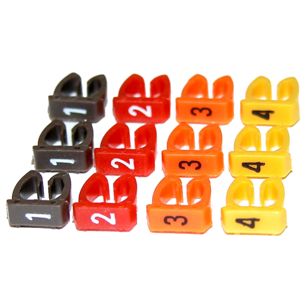 AEMC 2135.77 - Replacement – Set of 12, Color-coded GroundFlex® Rings