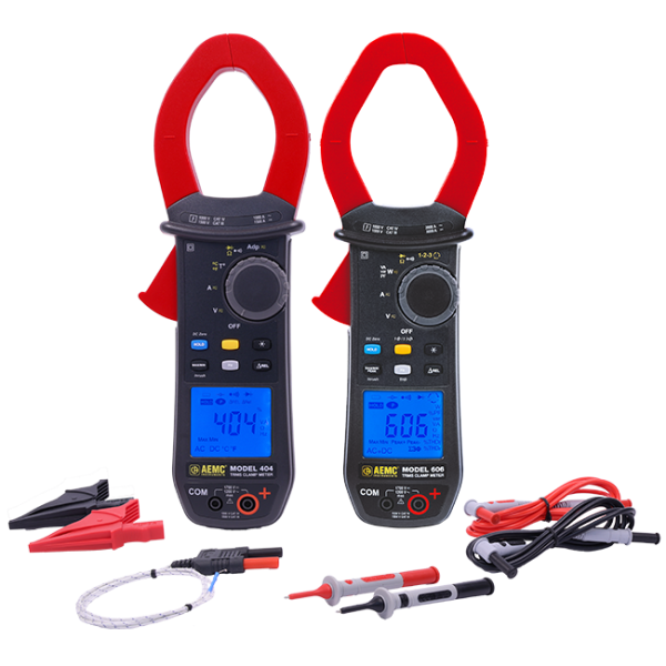 AEMC 2139.22 - Clamp-on Meter Model 404 (TRMS, 1200VAC/1700VDC, 1000AAC/1500ADC, Ohms, Continuity, Temperature)                      {Replacement for Cat #2139.20 - Model 401 & Cat #2139.21 - Model 403}
