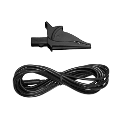 AEMC 2140.44 - Lead – One 10 ft (3M) Black Lead w/Black Alligator Clip {Lead rated 600V CAT IV 10A, Clip rated 1000V CAT IV 15A, UL} for PowerPad & PEL series
