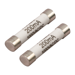 AEMC 2971.04 - Fuse - Set of 2, FF, 200mA, 1000V, 10kA, 6x32mm for Models 6528 & 6529
