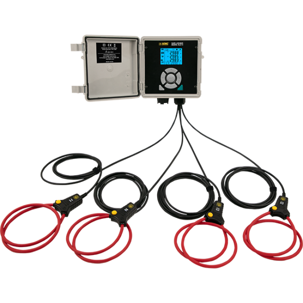 AEMC 2153.62 - Data Logger Model DL914 (4-channel, TRMS, MiniFlex® 300/3000A, WiFi, DataView® Software)                                        {Replacement for Cat #2126.14 - Model AL834}