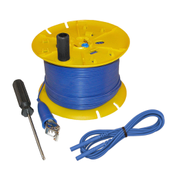 AEMC 5000.05 - Blue replacement wire (500 ft) on reel for ground resistance tester kits (models 4620, 4630, 6470-B, 6471 & 6472)