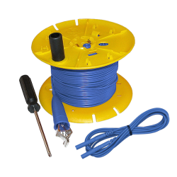 AEMC 5000.06 - Blue replacement wire (300 ft) on reel for ground resistance tester kits (models 4620, 4630, 6470-B, 6471 & 6472)