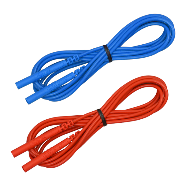 AEMC 5000.34 - Lead - set of 2, color-coded (red/blue) leads for use with AEMC® ground tester reels incorporating banana jack input