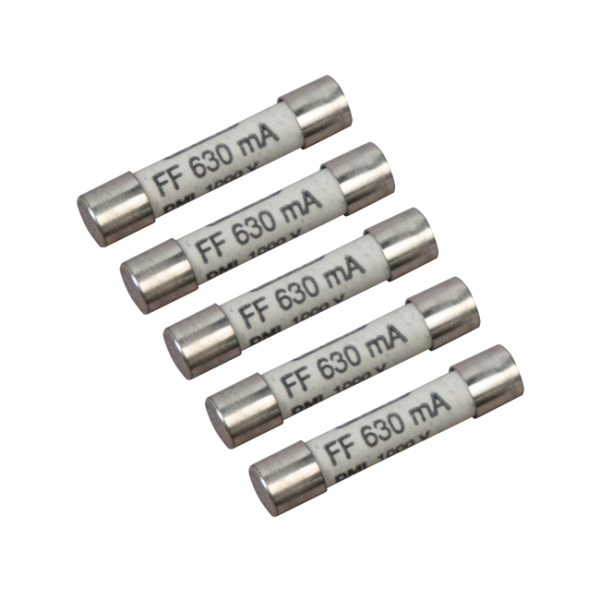 AEMC 5000.91 - Fuse - set of 5, 0.63A, 6x32mm UL rated for fused leads Cat #2139.74