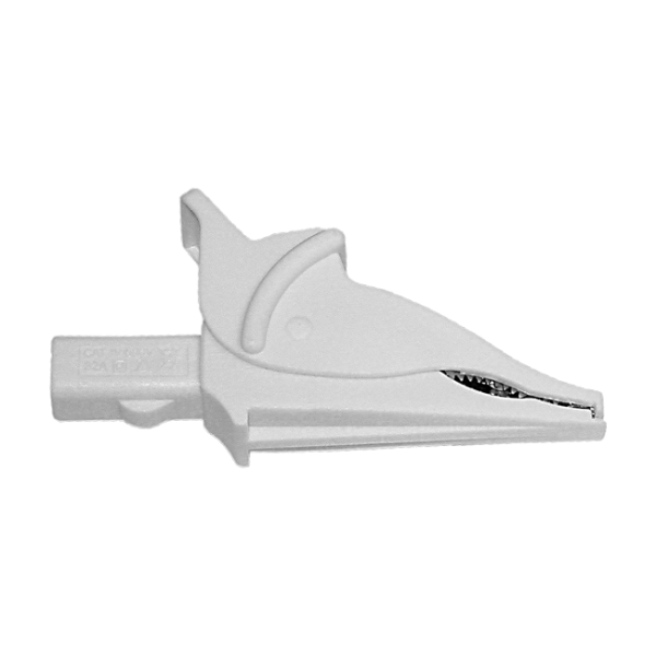 AEMC 5100.05 - Clip - Safety alligator - white (1000V CAT IV, 15A, UL)