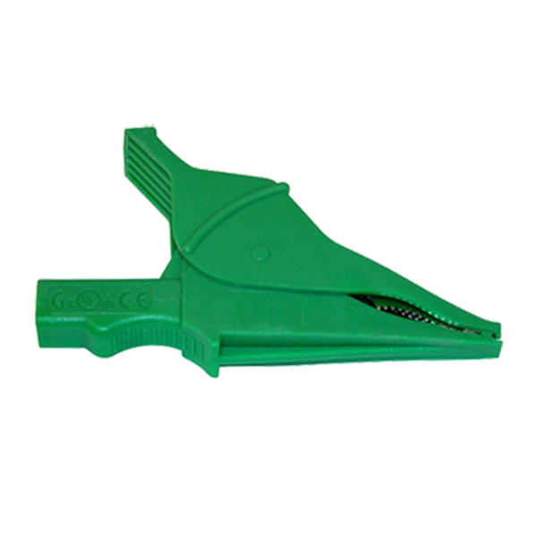 AEMC 5100.06 - Clip - Safety alligator - green (1000V CAT IV, 15A, UL)
