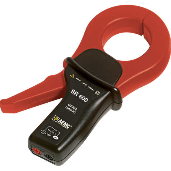 AEMC 2113.42 - AC Current Probe Model SR600  (1000A, 1mA/A, Jack)