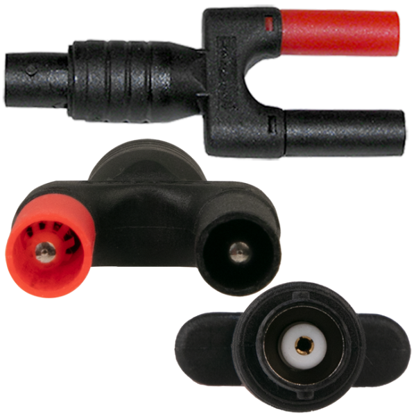 AEMC 2119.94 - Adapter - BNC (Female) to 4mm Banana (Male) 600V CAT III {Replacement for Cat #2111.32}