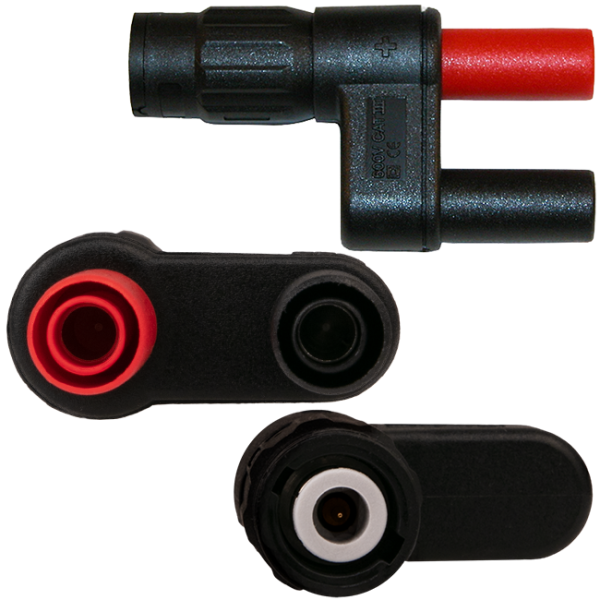 AEMC 2118.46 - Adapter – Banana (Female) – BNC (Male) (XM-BB) 600V CAT III