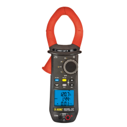 AEMC 2139.51 - Power Clamp-on Meter Model 407 (TRMS, 1000VAC/DC, 1000AAC/1500ADC, Ohms, Continuity, Energy, Harmonics, Power, THD, Recording )