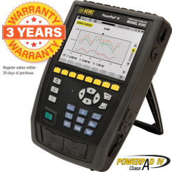 AEMC 2136.36 - PowerPad® IV Model 8345 w/4 MA193-24-BK MiniFlex® Sensors