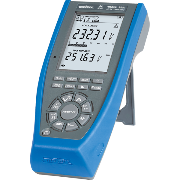 AEMC 2154.02 - DMM Model MTX 3291 (ASYC IV, TRMS, 60,000-cts, USB, Backlit, Digital LCD)