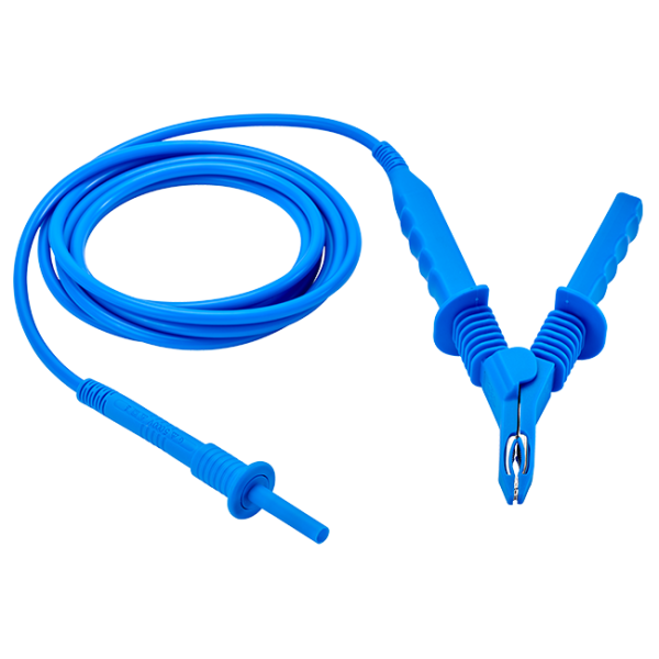AEMC 2151.39 - Lead - One 45 ft 15kV Blue w/integral clip for use with Models 6550 & 6555  Replacement for Cat #2151.22