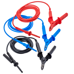 AEMC 2151.38 - Lead – Set of 3, 25 ft 15kV safety w/clips for Megohmmeter Models 6550 & 6555                                                          Replacement for Cat #2151.18, 2151.19, & 2151.20