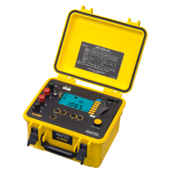 AEMC 2129.80 - Micro-Ohmmeter Model 6240 (10A, Instantaneous, Continuous, Multiple Test,  includes 10A Kelvin Clips (Hippo-Cat #1017.84), 1A Kelvin Probes Spring Loaded (Cat #2118.73), and DataView® Software)