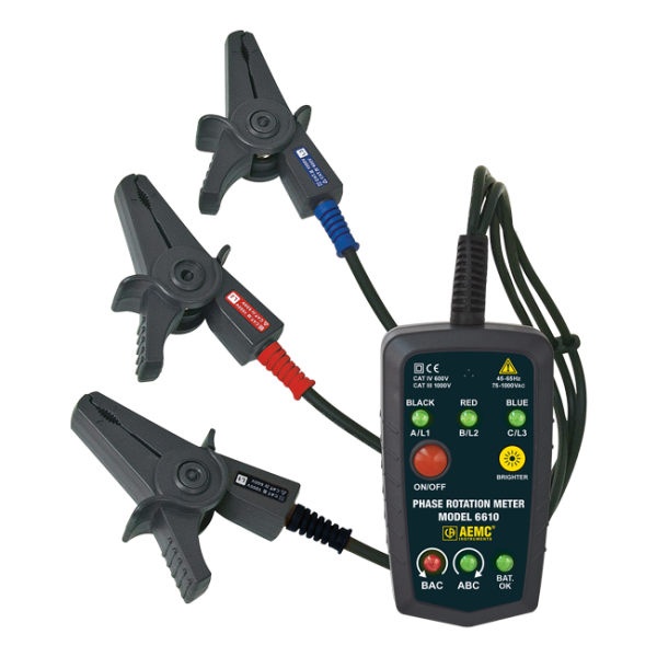 AEMC 2121.12 - Phase Rotation Meter Model 6610 (Non-contact)