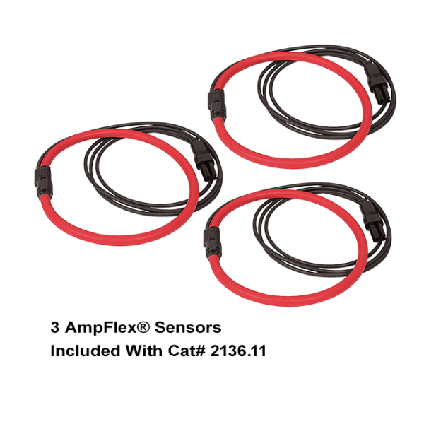 AEMC 2136.11 - PowerPad® III Model 8333 w/3 193-24-BK AmpFlex® Sensors Replacement for Model 3945-B Series