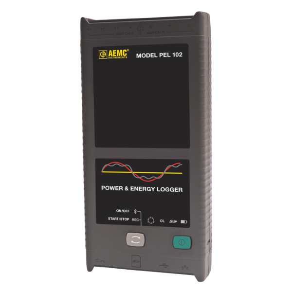 AEMC 2137.51 - Power & Energy Logger Model PEL 102 (No LCD, w/3 MA193-10-BK Sensors) {ETL}