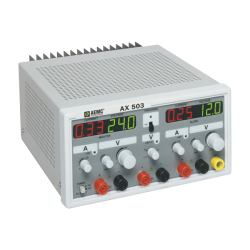 AEMC 2130.07 - DC Power Supply Model AX503 (Triple outputs, two 0 to 2.5A; 0 to 30VDC; 2.7 to 5.5VDC)