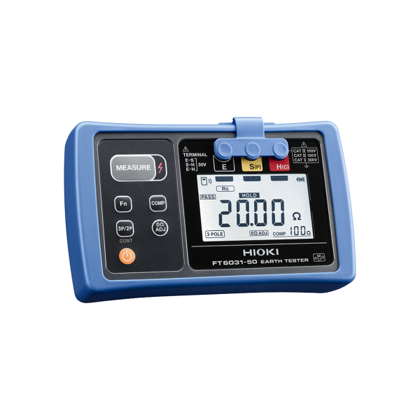 FT6031-50 - HIOKI Digital Earth Tester - 3 Pole Design
