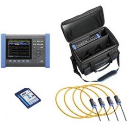 PQ3100-04/6000-10in KIT - HIOKI Power Quality Analyzer (6000A, 4 Clamps Kit, 10 inch)